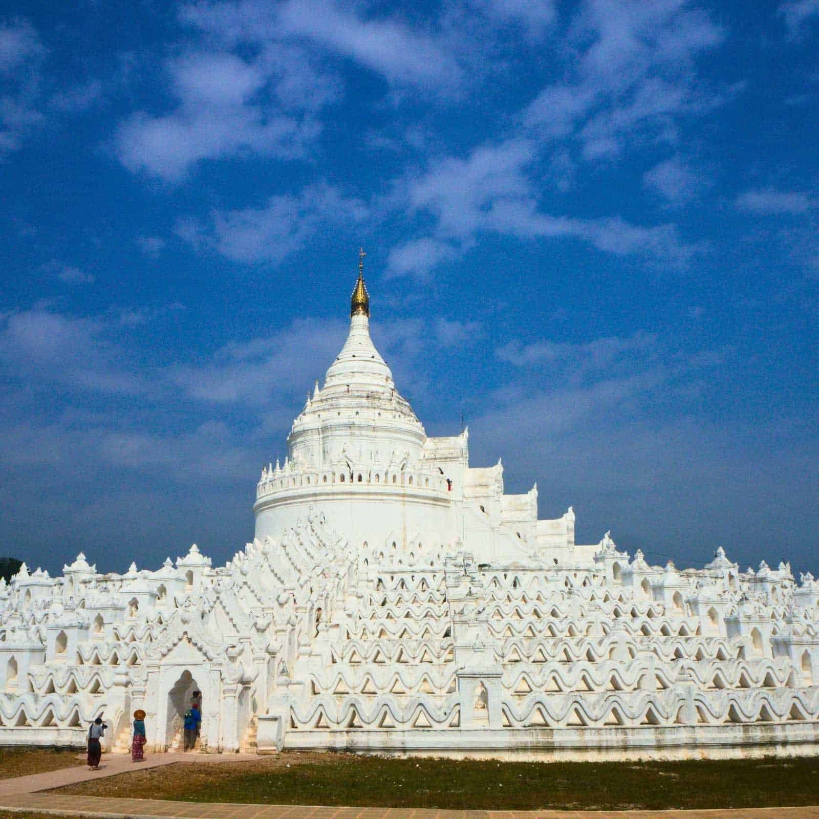 The Hsinbyume Pagoda in Min Kun Myanmar