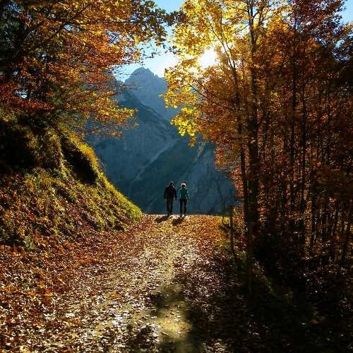 Couple Walking In Kitzbühel, Tirol, Austria