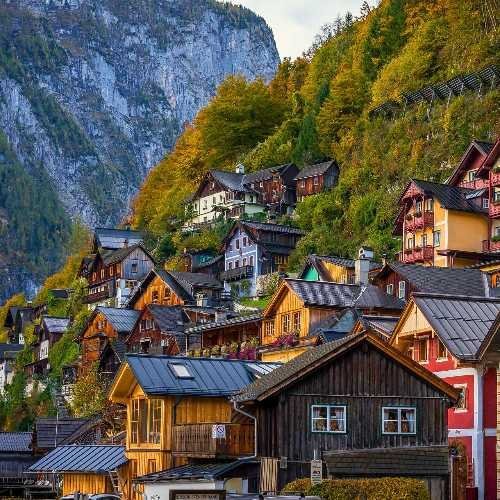 Hallstatt, Village, Houses