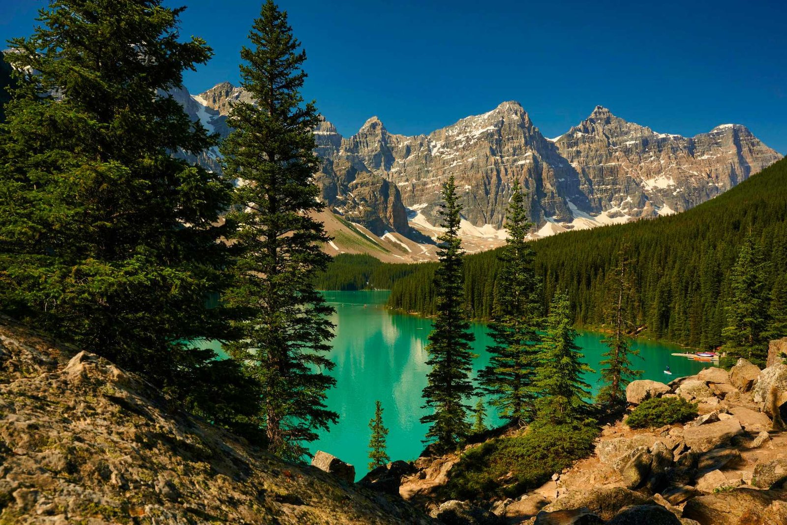 Mountain Valley In Canada