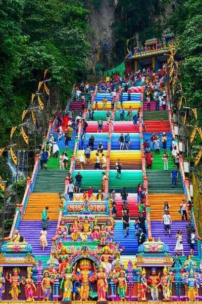 Colorful Stairs of Batu Caves(1)