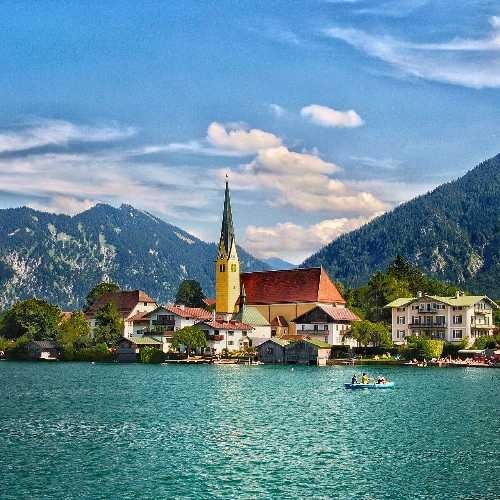 Hallstatt, Mountains, Village, Lake